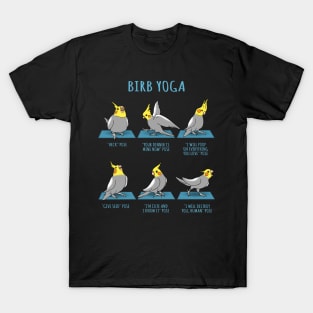 Cockatiel Yoga Poses T-Shirt